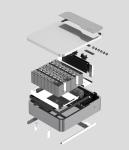 Home Solar Storage Battery With BMS Protection Stackable Design