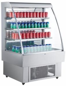China Vertical 380L Hypermarket Multideck Display Fridge on sale