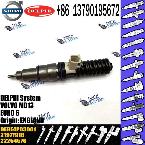 Direct Sale Diesel Fuel Injector 21977918 22254576 BEBE4P03001 For VOL MD13 EURO 6