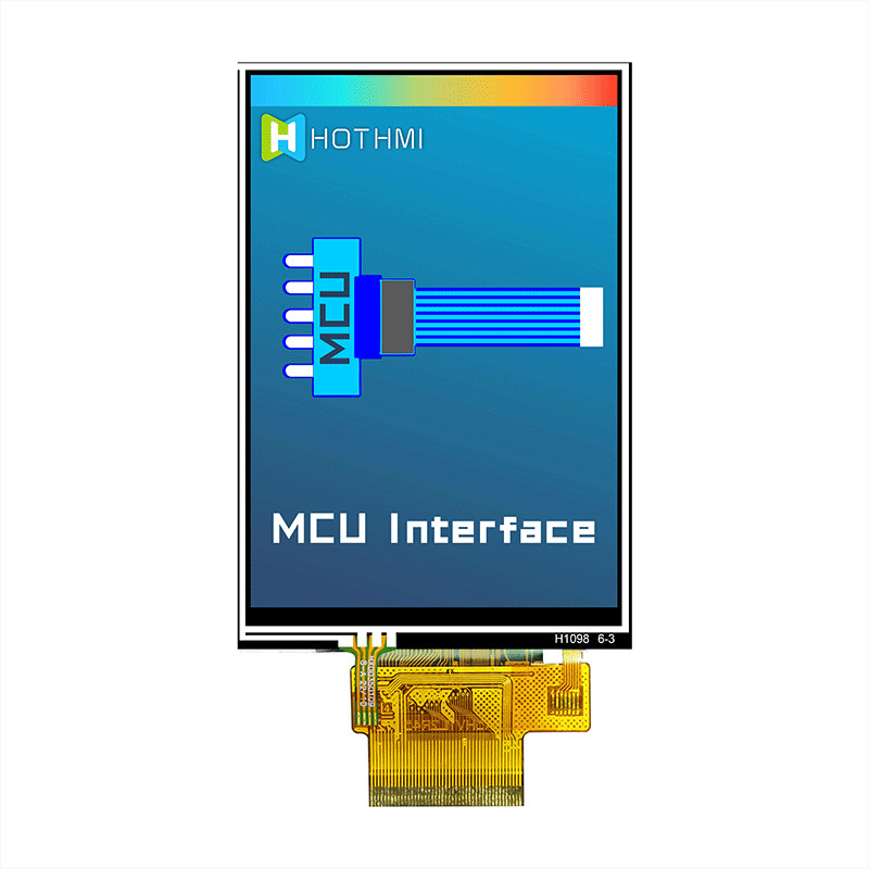 Practical 3.3V 3.5" TFT LCD Module , 45PIN Capacitive LCD Display TFT-H035A5HVTST2R45