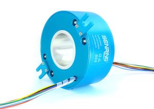 Wholesale OEM Hollow Electrical Pancake Flat Slip Ring Assembly With 80mm Through Bore from china suppliers