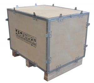 China Custom Wooden Box Packaging Stackable Wooden Packing Crates In Transit on sale