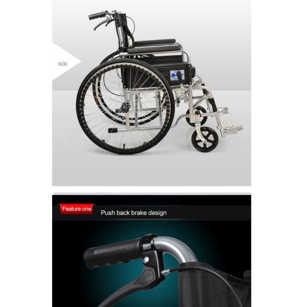 Ultralight Lightweight Aluminium Folding Wheelchairs For Handicapped