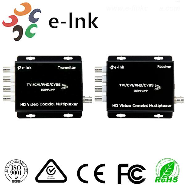 Wholesale 4 CH CVI/AHD/TVI HD/Coaxial Multiplexer from china suppliers