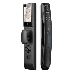China S931MAX Automatic Door Lock With 3D Face ID Tuya Wifi Video Intercom Fingerprint Code Key Card on sale