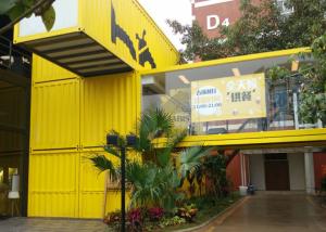 China Customized Design  Shipping Container Restaurant , Modern Container House Restaurant on sale