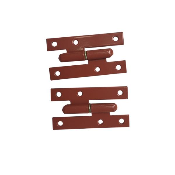 Red Finished Iron Steel Lift Off 1.4mm 320mm H Cabinet Hinges