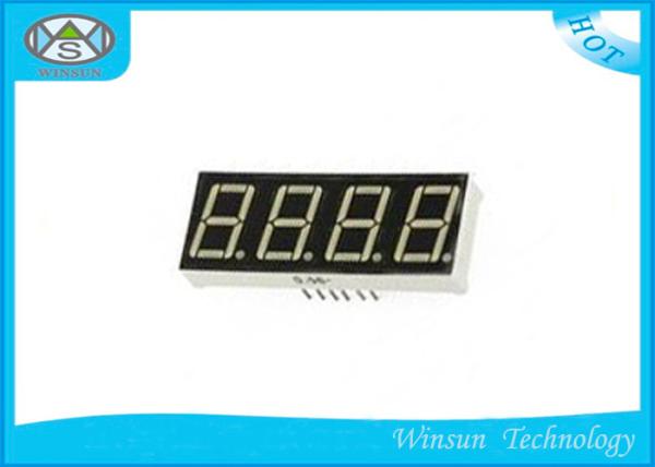 Quality Small Volume 7 Segment LED Digital Display 4 Digit 9 - 220 Mcd For Semi Outdoor Sign Board for sale