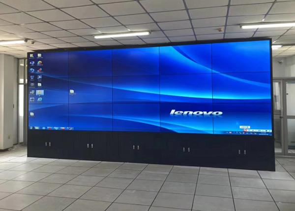 46'' LCD Video Wall Display , 500cd LCD Splicing Screen Wall Mounted