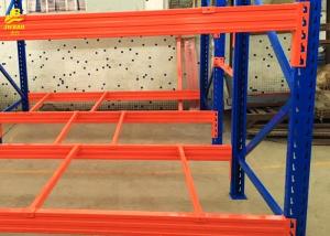 China Assembly Blue Columns Warehouse Pallet Racking Load Weight 4000KG 3 Levels 6M High on sale