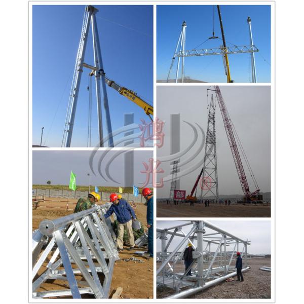 Heavy Type Subatation Galvanized Steel Structure Steel Frame Structure