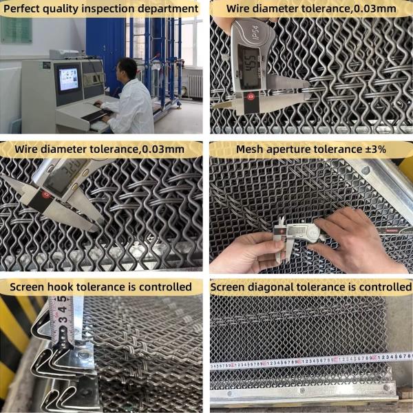 Diamond Opening Self Cleaning Screen with 5mm-50mm Aperture for 40% Increased Throughput and 30% More Open Area