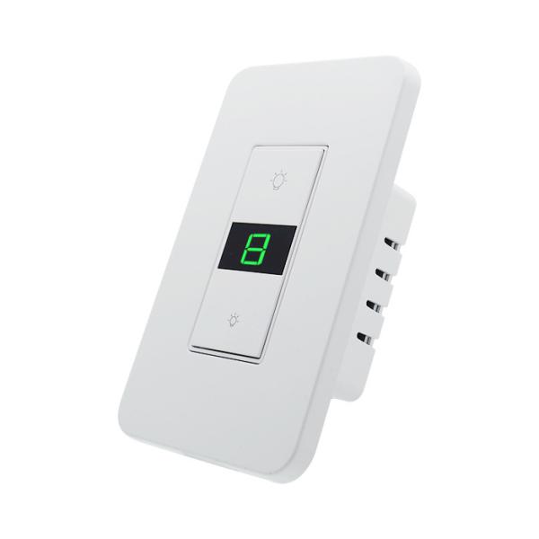 Quality White Smart Wifi Wall Switch , Wireless Touch Switch For Home Automation for sale