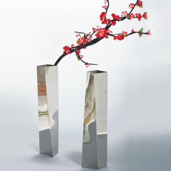 OEM ODM Stainless Steel Flowerpot Waterproof Large Metal Garden Containers