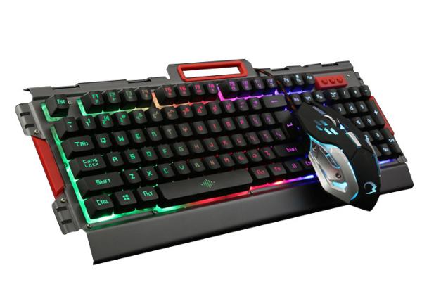 Quality CE / ROHS Approved Illuminated Wireless Keyboard And Mouse Combo With USB Receiver for sale