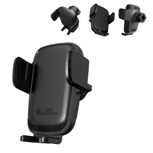 China Three Axis Linkage Car Phone Holder Clamp Arm Fast Charging Cell Phone Car Mount on sale