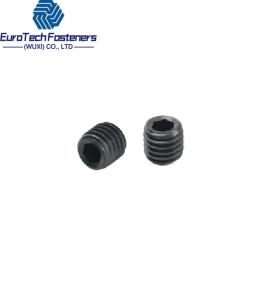 China Iso 4029 DIN 913 914 915 Din 916 Black Oxide Hexagon Socket Set Screws Cup Point Set Screws Grub Screws M10-1.5 on sale