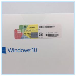China Windows 10 Professional 64 Bit DVD product key with Microsoft safety code on sale