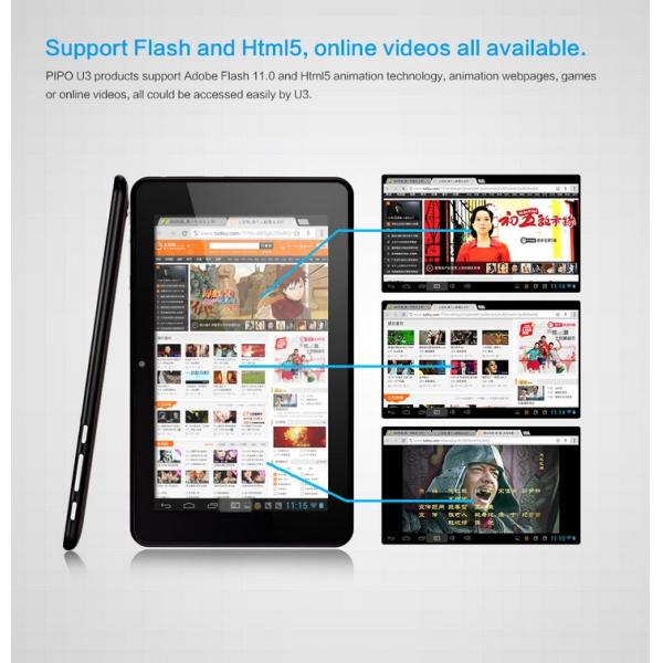 7" pipo ultra U3 2G/3G Phone calling IPS tablet pc dual core 1.6gh 1GB ram 16GB rom