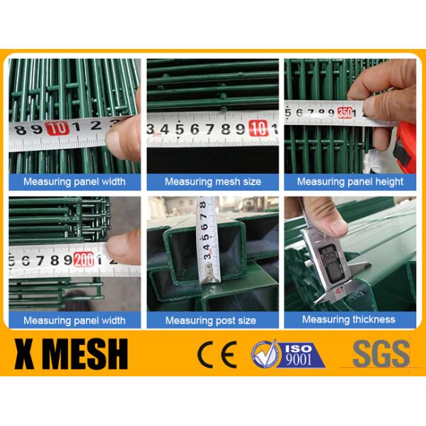 Hole 3"X0.5"Anti Climb Wire Mesh Fencing Galvanized Easy Assembled