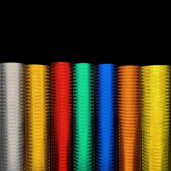 PET Self Adhesive Micro Prismatic Reflective Sheeting Vinyl Film For Traffic Signs