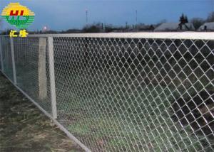 Wholesale 6 Ft H X 50 Ft W 9 Gauge Black Steel Chain Link Fence With Mesh Size 2 Inch from china suppliers