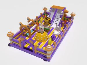 Wholesale Rabit Cat Bouncy Inflatable Castles With Swing Climbing Slides from china suppliers