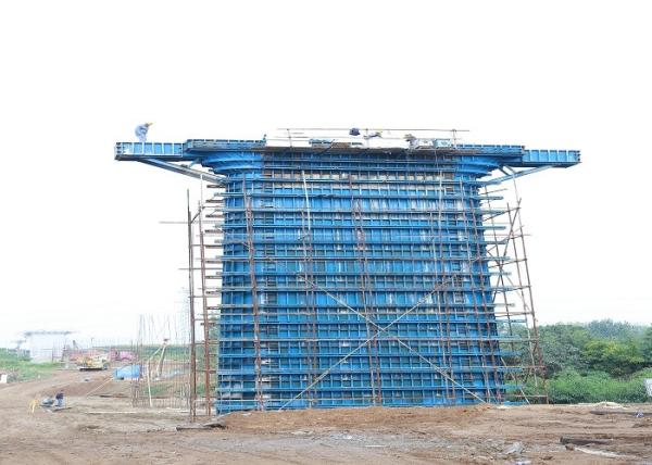 Quality Template Concrete Column Formwork For Highway Railway Bridge Construction for sale