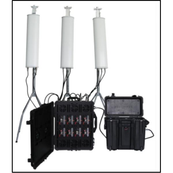 High Power Pelican Portable Vechile Jammer 2g 3G 4G 5g WiFi VHF UHF Rcied Bomb Jammer with 8 Antennas