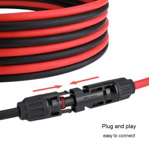 China 25 Square Electric Solar PV Cable Wire Inverter Dc Battery With SC25 - 10 Connector on sale