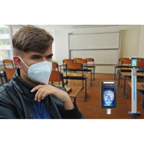 H.265 touchless Facial Thermal Scanner Kiosk Biometric Attendance System