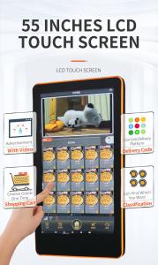 Wholesale Vending Machine With 200 Box Capacity &amp; 21.5 Inch Touch Screen For Cola Potato Chips Snacks And Drinks from china suppliers