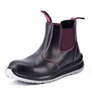 Wholesale M-8025FM Safety Shoes Work Boots S3 SRC Leather Steel Toe Boots Womens from china suppliers