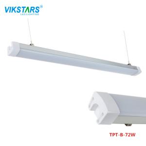 China IP65 36w 72w Tri Proof LED Light Fixture With Grey Housing Color on sale