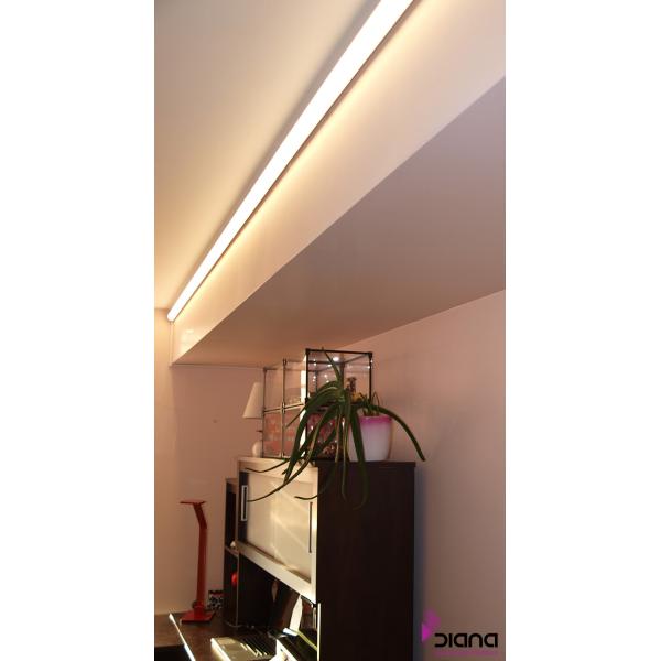 19*11mm Wall Surface Mounted LED Profile Aluminum Customized Length