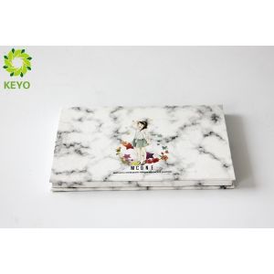 Marbling Style Empty Eyeshadow Palette , 12 Pans Empty Eyeshadow Container