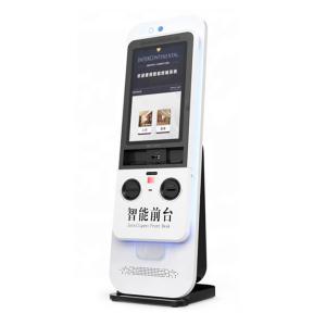 China Unattended Front Desk Self Service Hotel Self Check In Machine Kiosk System on sale