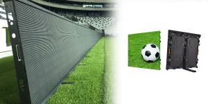 10000 Pixel/sqm Resolution Stadium LED Display made from Cold Rolled Steel and SMD3535