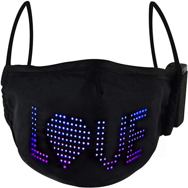 Quality LED Programmable Message Display Mask Soft Comfortable App Controlled for sale