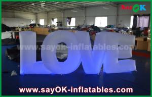 China Colorful Inflatable Lighting Decoration Letter Love With Led light For Party or Wedding Decoration on sale