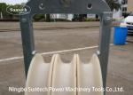 508 X 75MM 60KN Overhead Line Stringing Pulley Conductor Stringing Blocks