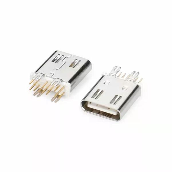 Quality USB Type C 14 Pin DIP Female Connecter Pluggable Connectors USB C types of connector for sale