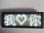 LED name badge-USB Rechargeable led moving message display scrolling message-LED