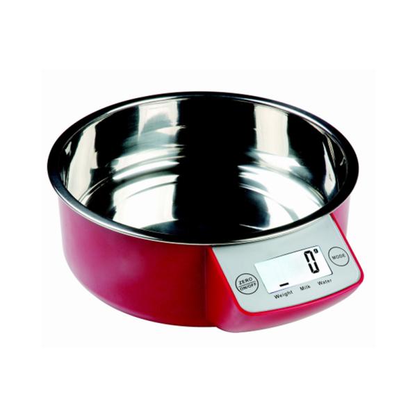 Battery-Powered 5kg 11lb Electronic Kitchen Weight Scale with Bowl and Digital Kitchen Food Scale Accurate Measurements