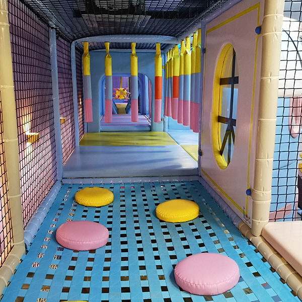 Junior Ninja Course Indoor Playground Equipment for Ages 5-12