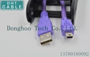 Wholesale High Flex Mini Camera USB Cable Rugged Constructions Full Shielded In Violet Color from china suppliers