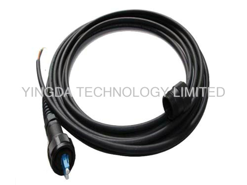 PDLC / DLC GYFJH 4 Core Fiber Optic Patch Cord LC Outdoor Use