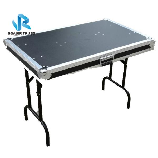 Quality LED Universal Foldable DJ Table With Locking Pins 36" Wide for sale