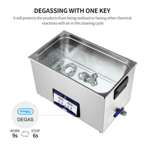 Skymen 500w 200ml Digital Ultrasonic Cleaner Heating and Degassing Function