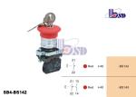 Red Push Button Switch SB4 Series Selector Key Switch Pollution Grade III